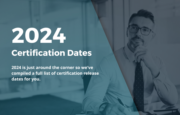 2024 Certification Dates   2024 Certification Dates 